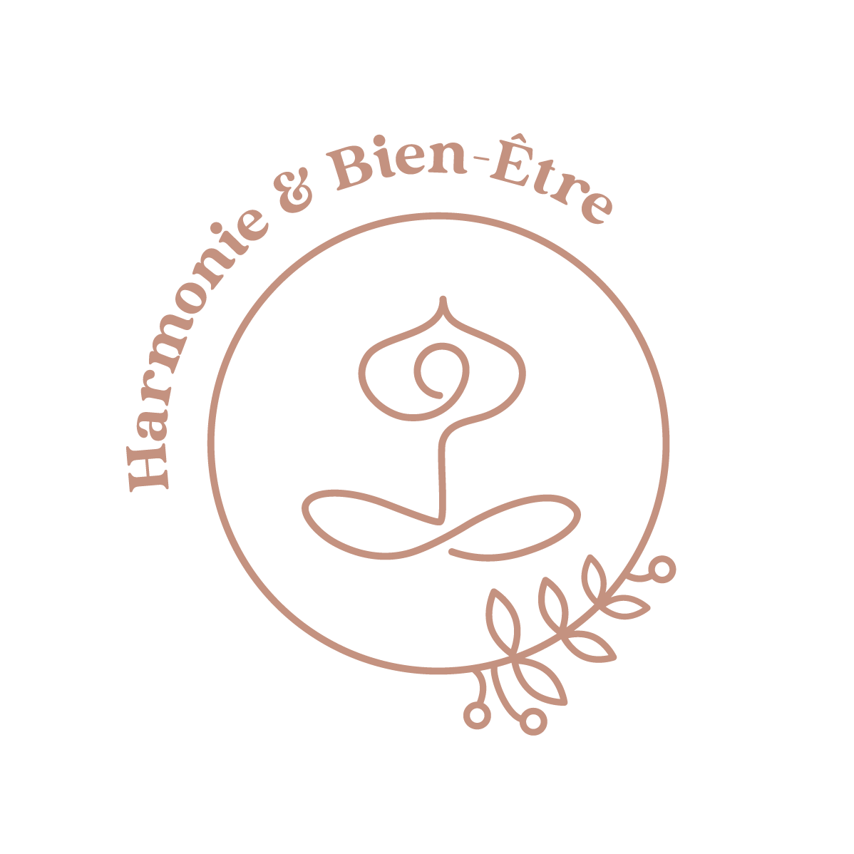 logo harmonie et bien etre yogie plantes